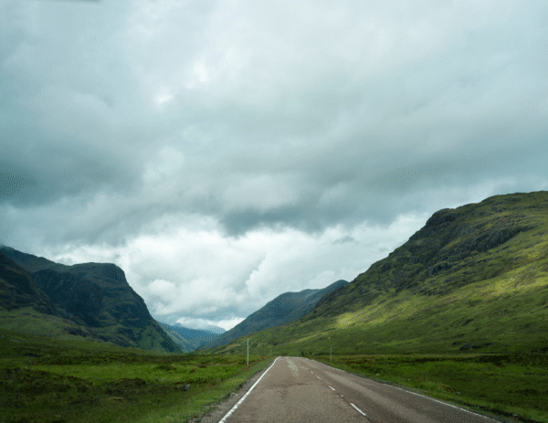 Road in Scotland