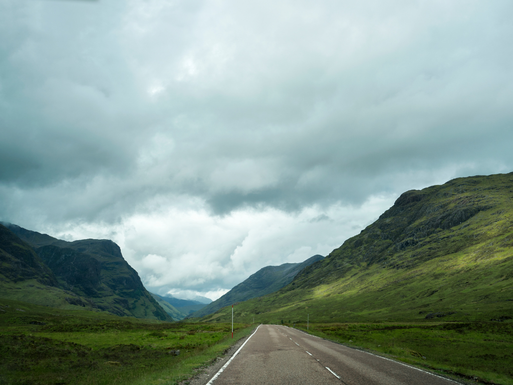 Road in Scotland