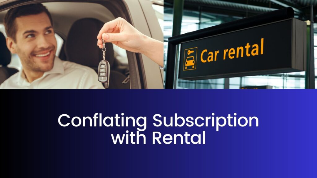 Car subscription and car rental