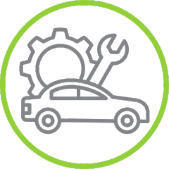 Car maintenance icon